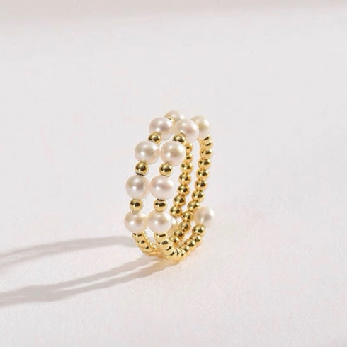 Golden Bloom Wrap Ring